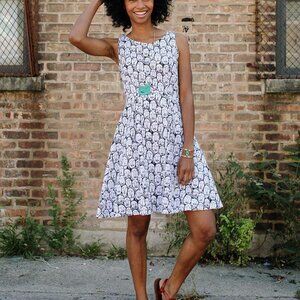 Vignette Dress Faces Size XS | Mata Traders